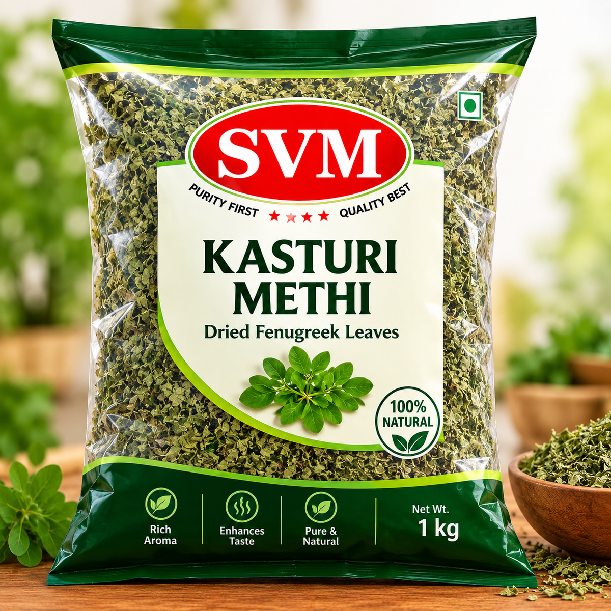 Kasturi Methi (Dried Fenugreek Leaves)